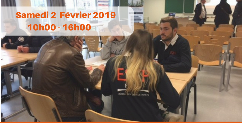 JPO avec ESTP Paris le samedi 2 février 2019