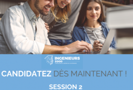 Admissions Session 2 : candidatez en ligne du 14 mars au 10 avril !