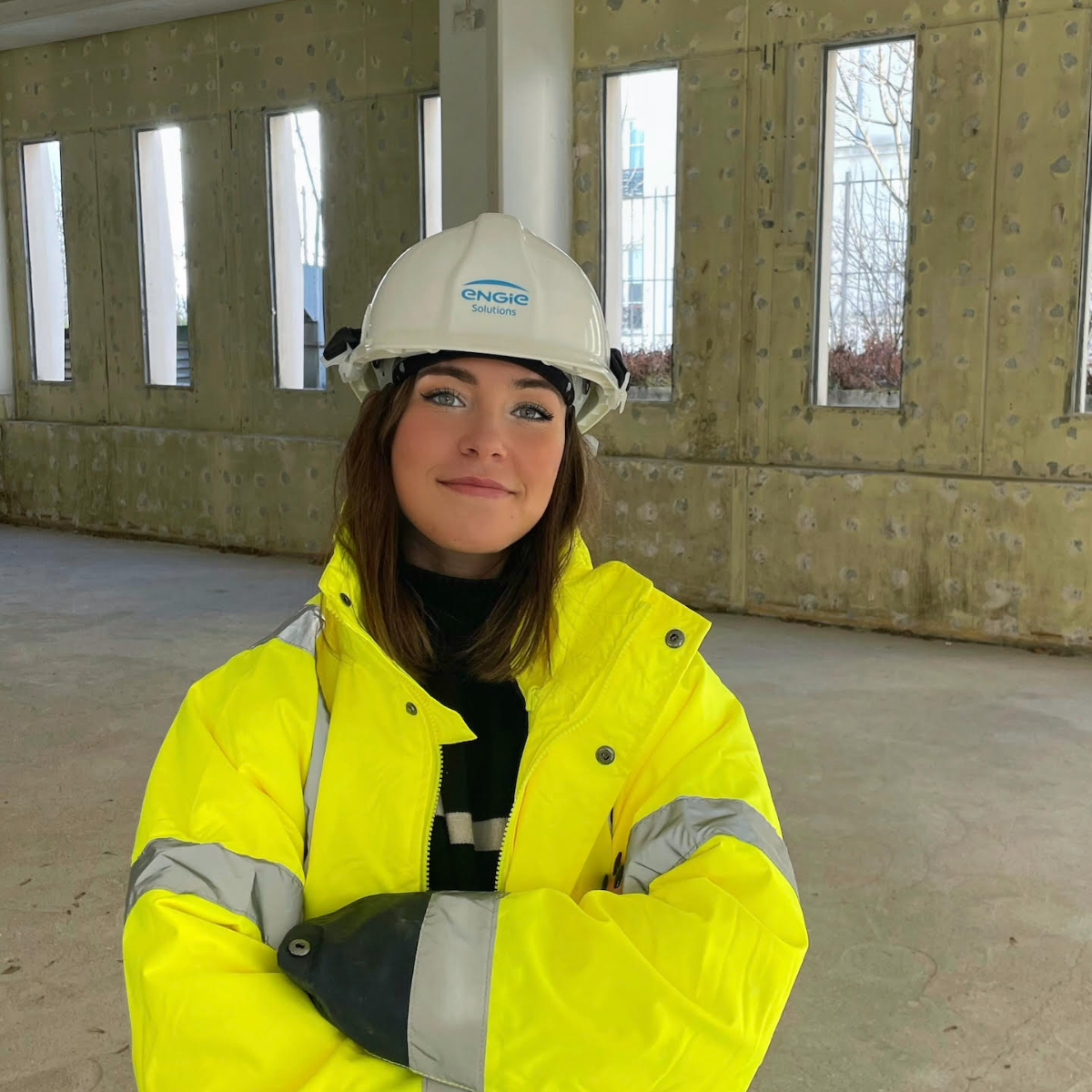 Justine, apprentie ingénieure en Génie Energétique de la Construction durable