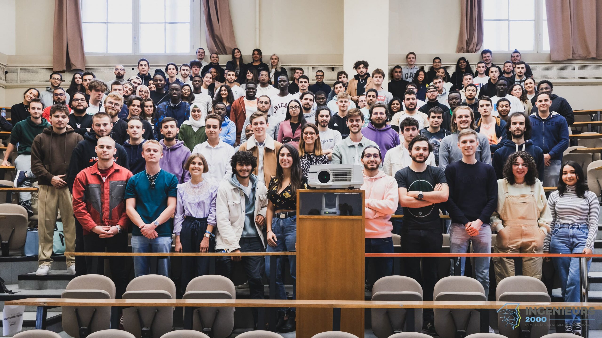 Amphi de rentrée : bienvenue aux apprentis Ingénieurs 2000 !