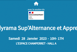 Venez nous rencontrer au Salon Sup’Alternance le 28 janvier 2023