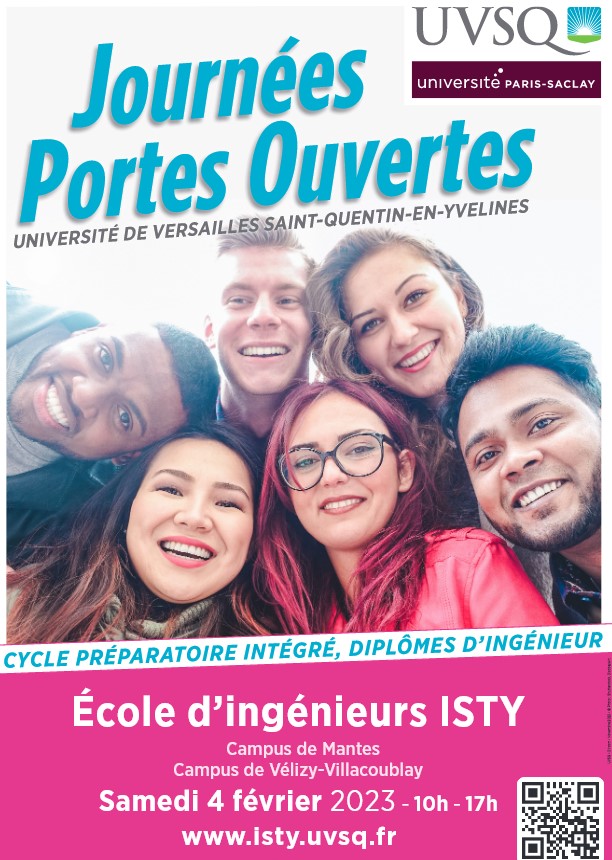 Participez à la Journée Portes Ouvertes de l’ISTY le samedi 4 février 2023 !