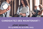 Candidature en ligne : c’est parti pour la Session 2 !