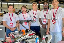 RoboCup 2023 : bravo à Achille, Adrien, Alphonse, Antoine et Aymeric !