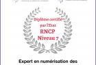 Ingénieurs 2000 obtient le titre RNCP  pour sa formation « Expert en numérisation des systèmes et processus de production »