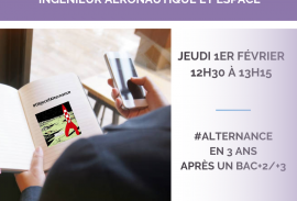 Réunion d’information virtuelle dédiée à la formation Ingénieur Aéronautique et Espace