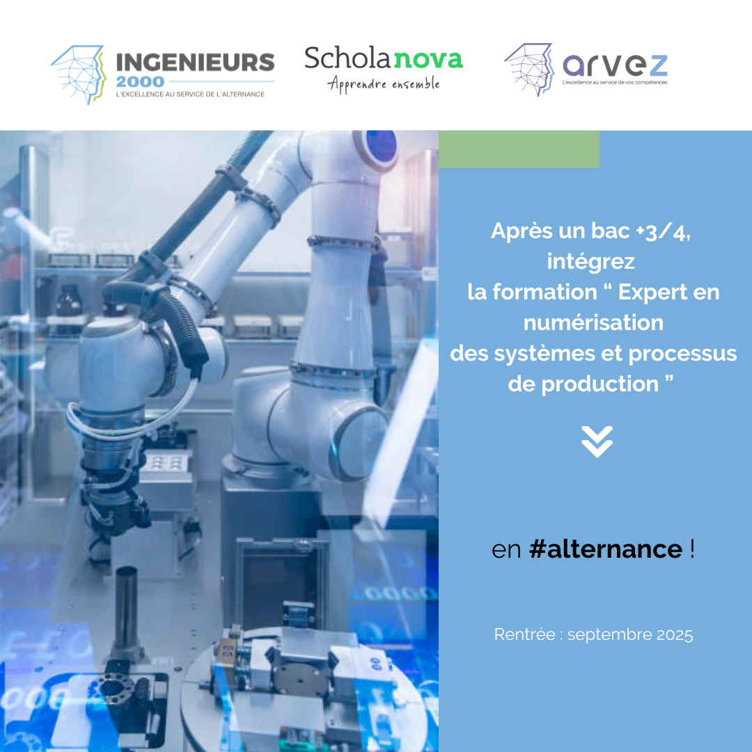 Devenez un Expert en numérisation des systèmes et processus de production !