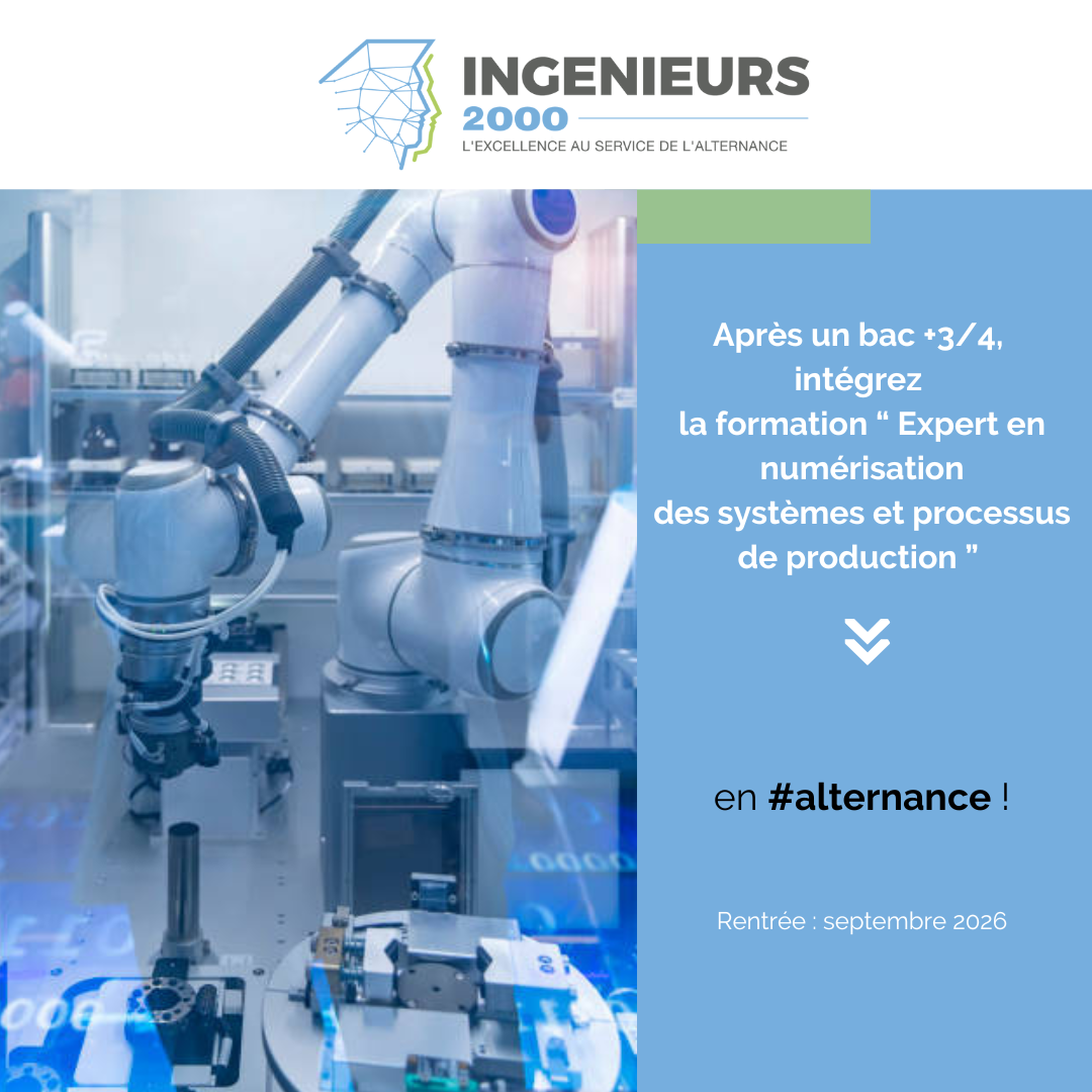 Devenez un Expert en numérisation des systèmes et processus de production !