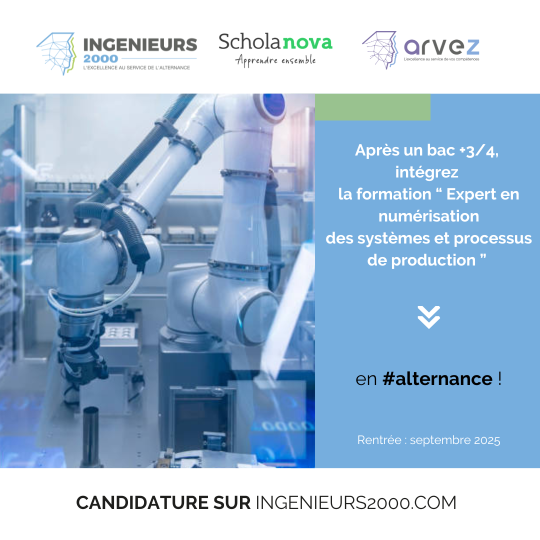 Devenez un Expert en numérisation des systèmes et processus de production !