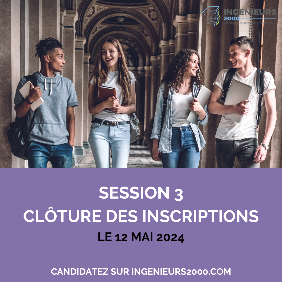 Candidature en session 3 : clôture des inscriptions le 12 mai !