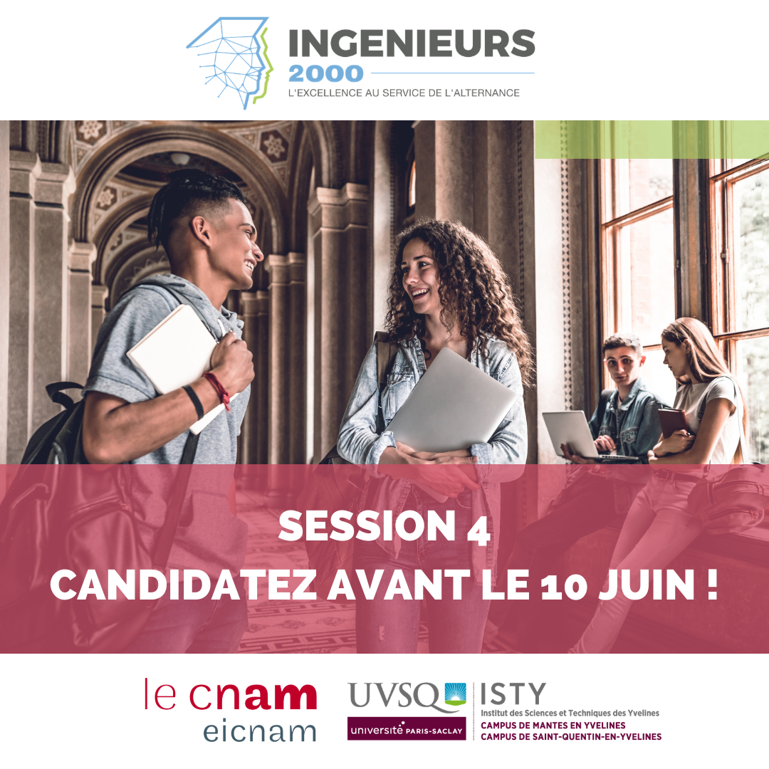 Admissions en Session 4 : Candidatez avant le 10 juin !