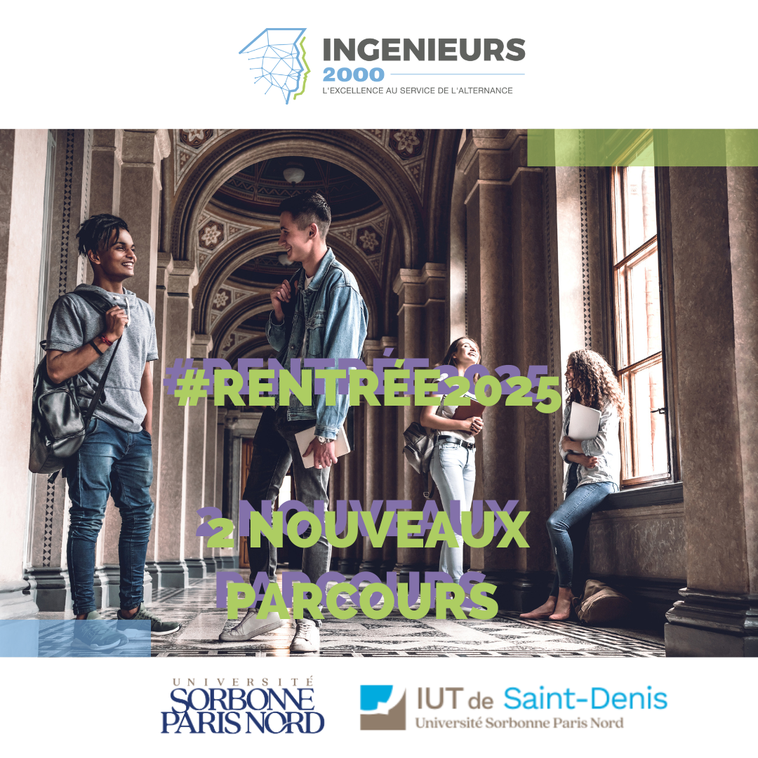Nouveaux parcours BUT et Licence Pro à l’IUT de Saint-Denis en partenariat avec Ingénieurs 2000