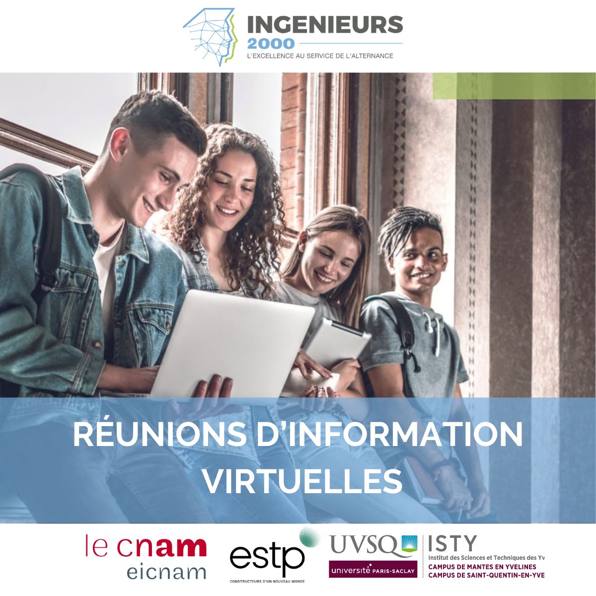 Tout savoir sur nos formations ingénieur en participant à nos Réunions d’Information