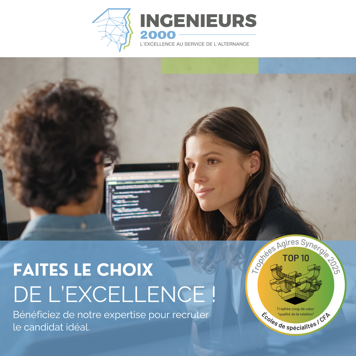 Recrutez. Formez. Engagez-vous dans l’apprentissage !