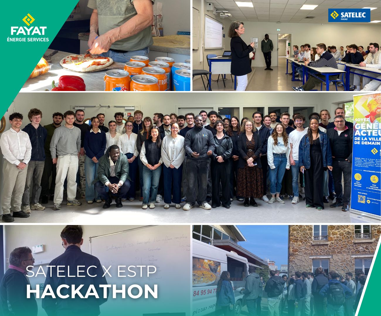 Un Hackathon Satelec-Fayat Energie Services pour nos apprentis ingénieurs en Génie Energétique de la Construction durable