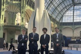 Nos apprentis ingénieurs à la conquête du Sommet International sur l’Espace !